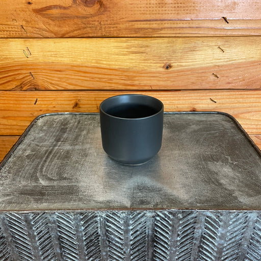The Plant Farm® Pottery 3.25"x2.75" The Kendall Black Ceramic Pot