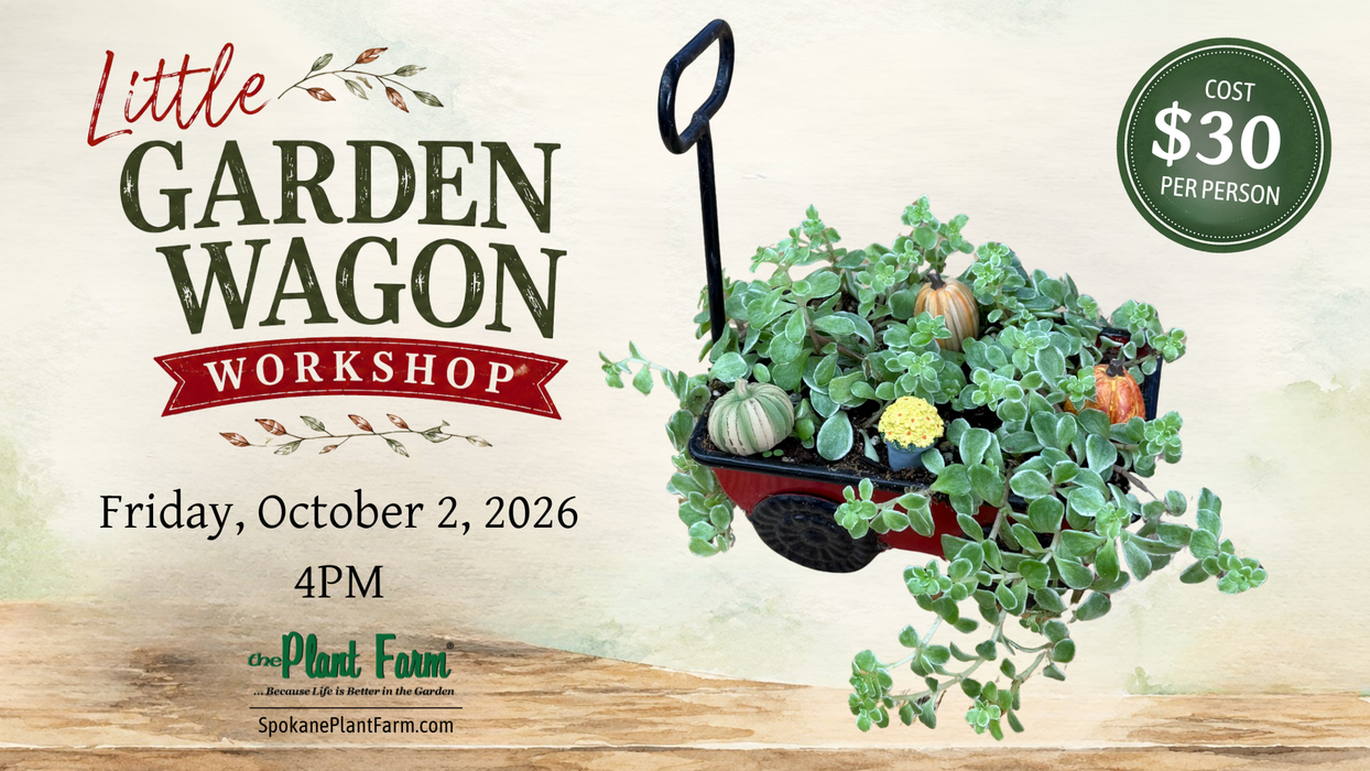 Little Garden Wagon Workshop -Friday, October 2nd @ 4PM