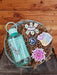 The Plant Farm® Books Stay Hydrated Pack - Teal Bottle, Plant Addict Sticker Pack