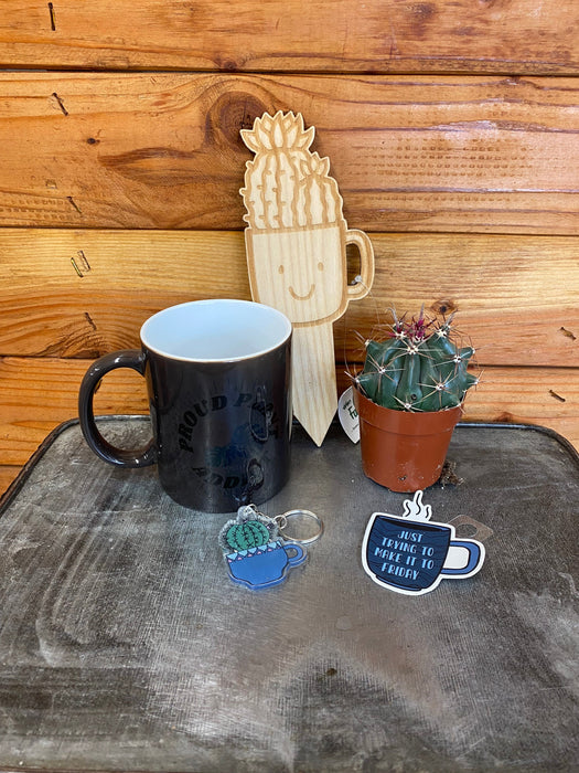 The Plant Farm® Houseplants Cactus Coffee Gift Set, 2" Plant