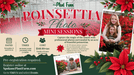 The Plant Farm® Ticket Poinsettia Photo Mini-Session- Friday, November 6 @ 10:30AM, 11AM, 11:30AM, 1PM, & 1:30PM