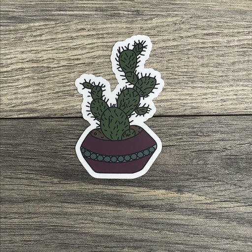 The Plant Farm Fun Stuff Cactus in Oval Pot Sticker