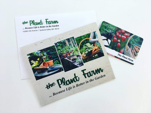 The Plant Farm Gift Card Plant Farm Gift Card