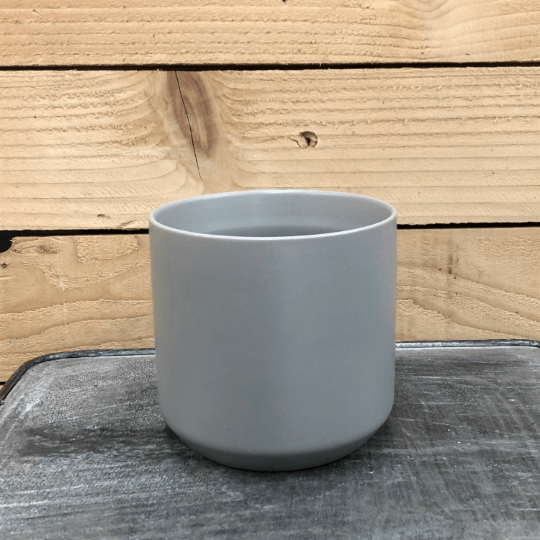 The Plant Farm Pottery 4.75"x4.5" The Kendall Gray Ceramic Pot