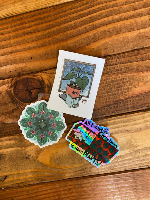 The Plant Farm Stickers and Keychains Holiday Sticker Pack