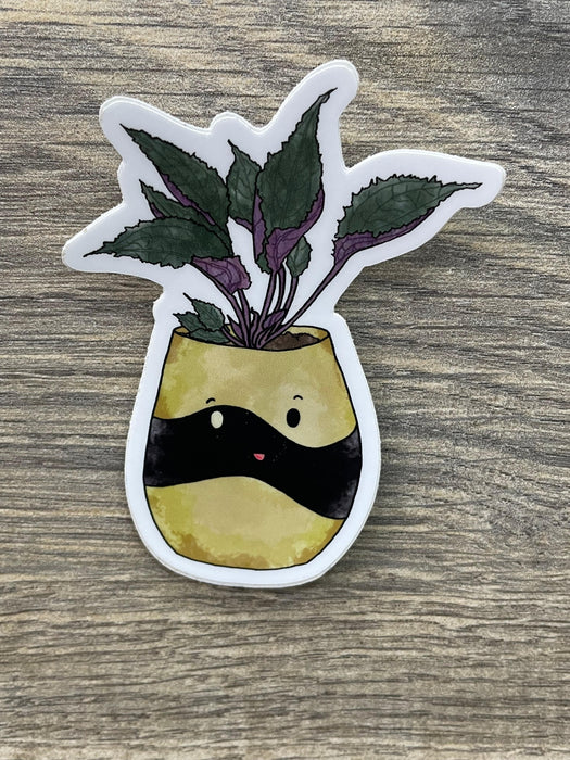 The Plant Farm Stickers and Keychains Monolena Sticker