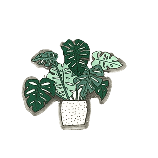 The Plant Farm Stickers and Keychains Monstera Pin