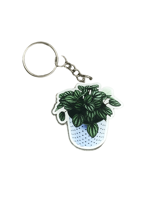The Plant Farm Stickers and Keychains Peperomia Piccolo Banda Keychain