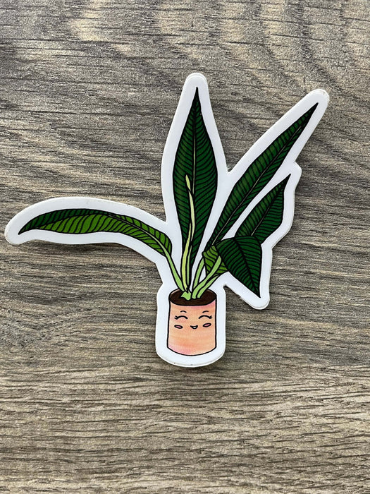 The Plant Farm Stickers and Keychains Philodendron Lynette Sticker