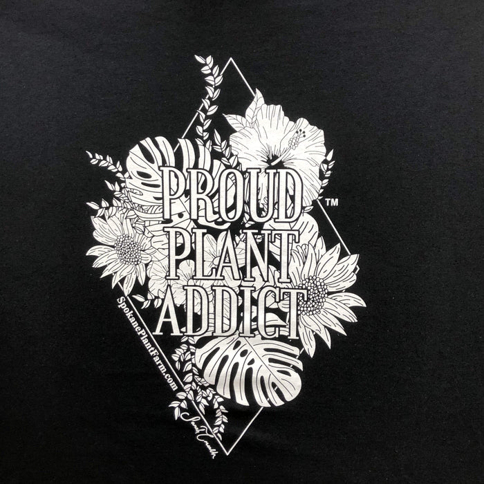The Plant Farm T-Shirt Proud Plant Addict™ Shirt Black S