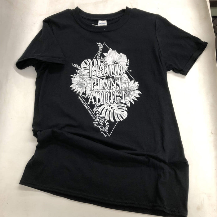 The Plant Farm T-Shirt Proud Plant Addict™ Shirt Black S