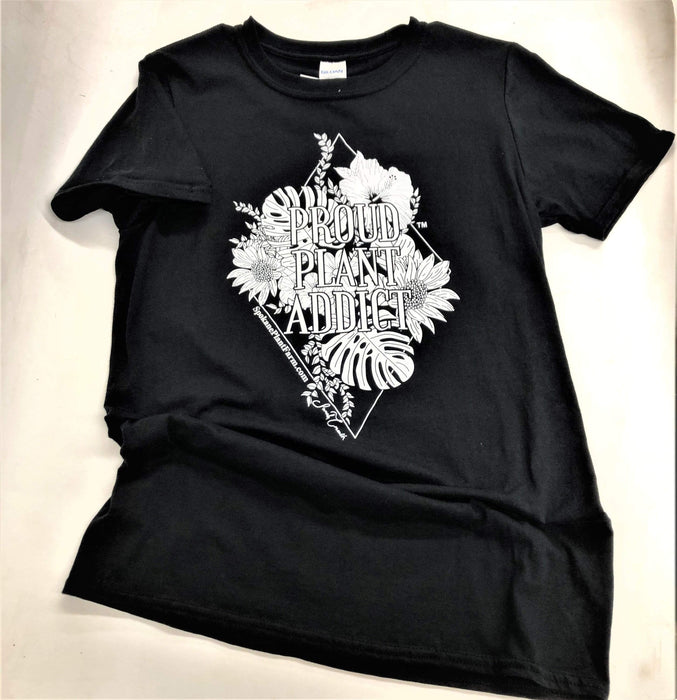 The Plant Farm T-Shirt Proud Plant Addict™ Shirt Black XL